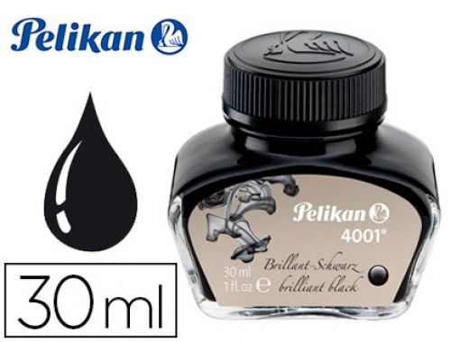 Tinta pelikan 4001 , 30 ml preto brilhante , Pelikan , 90433 , 4012700301055